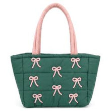 Load image into Gallery viewer, The Bows & Blush Quilted Tote