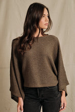 Load image into Gallery viewer, Cocoa Drape Poncho Top