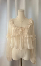 Load image into Gallery viewer, The Juliette Ruffle Blouse (Ivory)