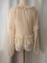 Load image into Gallery viewer, The Juliette Ruffle Blouse (Ivory)