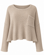 Load image into Gallery viewer, The Wren Textured Pocket Sweater