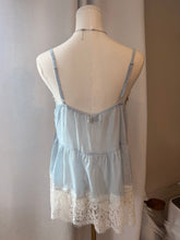 Load image into Gallery viewer, Sweet Whispers Lace Cami-Light Blue