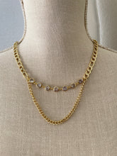 Load image into Gallery viewer, Chain Circle Crystal Necklace
