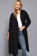Load image into Gallery viewer, The London Trench Coat (Black)
