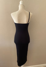 Load image into Gallery viewer, One-Shoulder Midi (Black)
