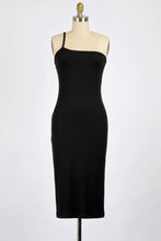 Load image into Gallery viewer, One-Shoulder Midi (Black)
