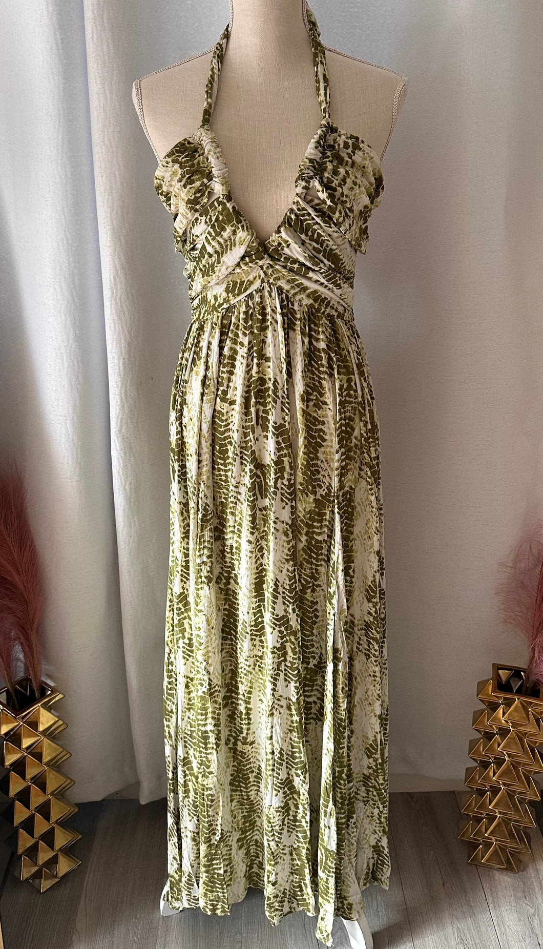 Olive And Cream Maxi