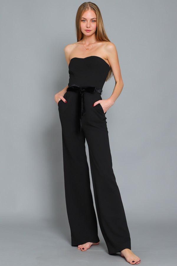 The Velvet Tie Jumpsuit