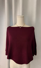 Load image into Gallery viewer, The Capri Poncho Top (Burgundy)
