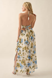 Blue Garden Maxi