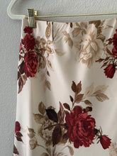 Load image into Gallery viewer, The Vivienne Floral Satin Midi Skirt
