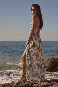 Blue Garden Maxi