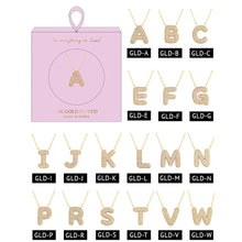 Load image into Gallery viewer, 14K Gold Dipped Textured Initial Necklace
