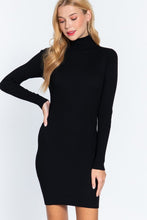Load image into Gallery viewer, The Sleek Knit Dress (Black)
