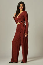 Load image into Gallery viewer, Wrapped Long Sleeve and Pant Set (Angora Red)
