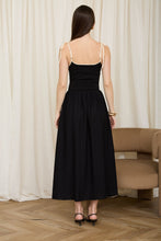 Load image into Gallery viewer, The Elara Midi Dress (Black)
