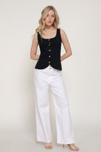 Load image into Gallery viewer, The Brielle Button Tank
