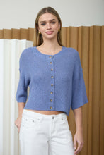Load image into Gallery viewer, The Ella Knit Top (Dusty Blue)
