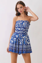 Load image into Gallery viewer, The Santorini Smocked Romper
