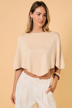Load image into Gallery viewer, The Capri Poncho Top (Ivory)
