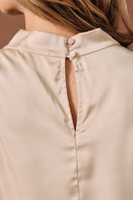 Load image into Gallery viewer, Champagne Hour Satin Top
