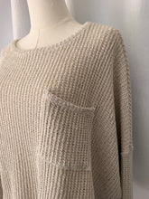 Load image into Gallery viewer, The Wren Textured Pocket Sweater
