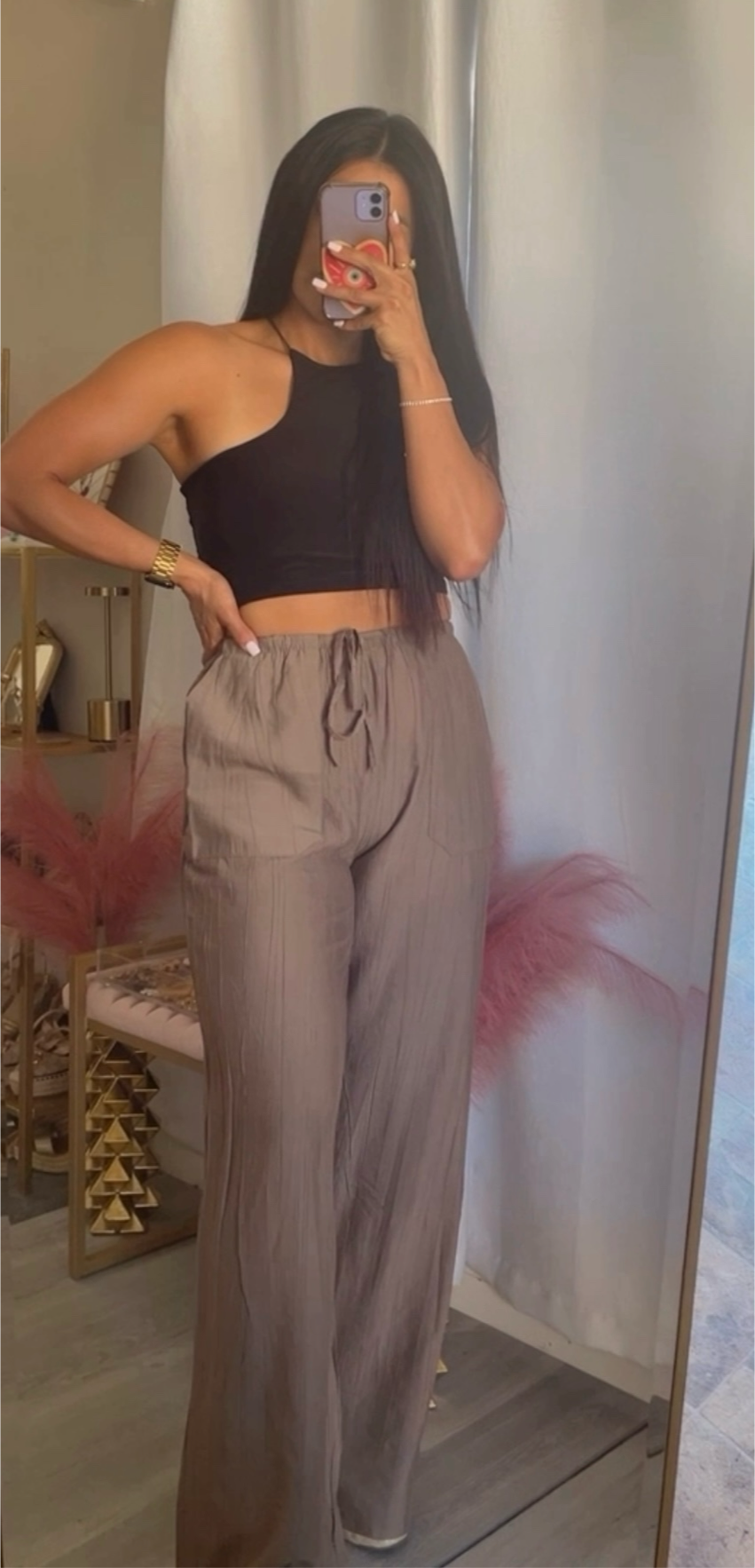 Lexie Linen Pant (Coco)