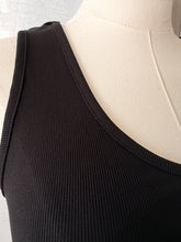 Load image into Gallery viewer, Ribbed Cropped Racerback
