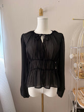 Load image into Gallery viewer, The Alessia Tie Front Blouse
