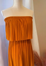 Load image into Gallery viewer, So Pleated Jumpsuit (Orange)
