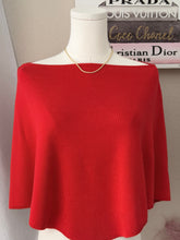 Load image into Gallery viewer, The Capri Poncho Top (Red)
