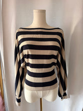 Load image into Gallery viewer, The Audrey Striped Boatneck Sweater
