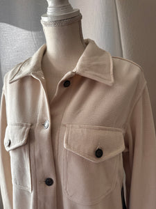 Creme Button Jacket