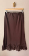 Load image into Gallery viewer, Elodie Satin Lace Midi Skirt
