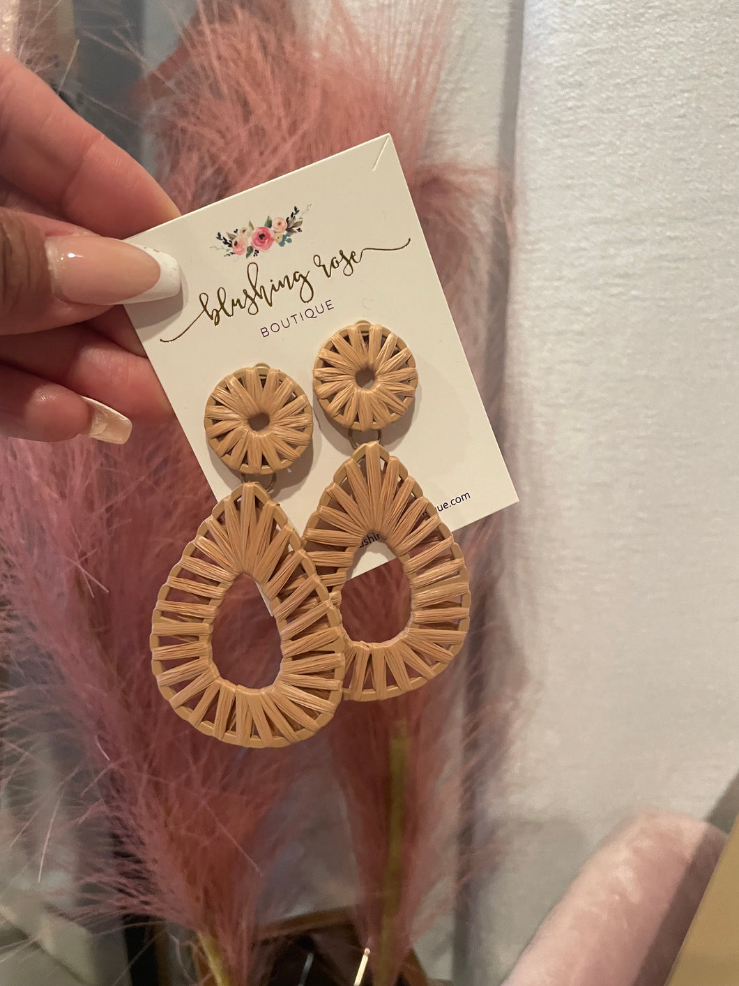 Raffia Earrings