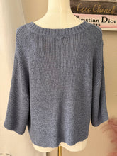 Load image into Gallery viewer, The Ella Knit Top (Dusty Blue)
