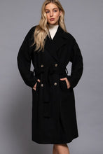 Load image into Gallery viewer, The Élise Belted Coat (Black)

