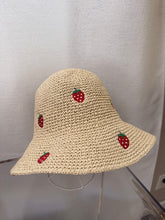 Load image into Gallery viewer, The Berry Sweet Straw Hat
