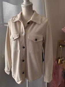 Creme Button Jacket