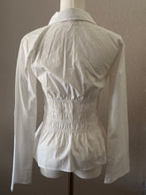 Load image into Gallery viewer, The Emeline Shirred Button Down
