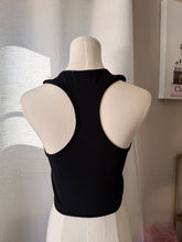 Load image into Gallery viewer, Ribbed Cropped Racerback
