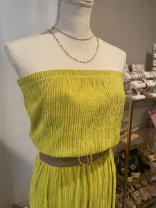 Iris Jumpsuit (Lime Green)