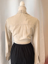 Load image into Gallery viewer, The Linen Crop Top (Khaki)
