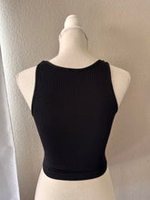 Load image into Gallery viewer, High Neck Corset Top (Black)
