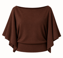 Load image into Gallery viewer, The Laurel Flutter Sleeve Knit Top
