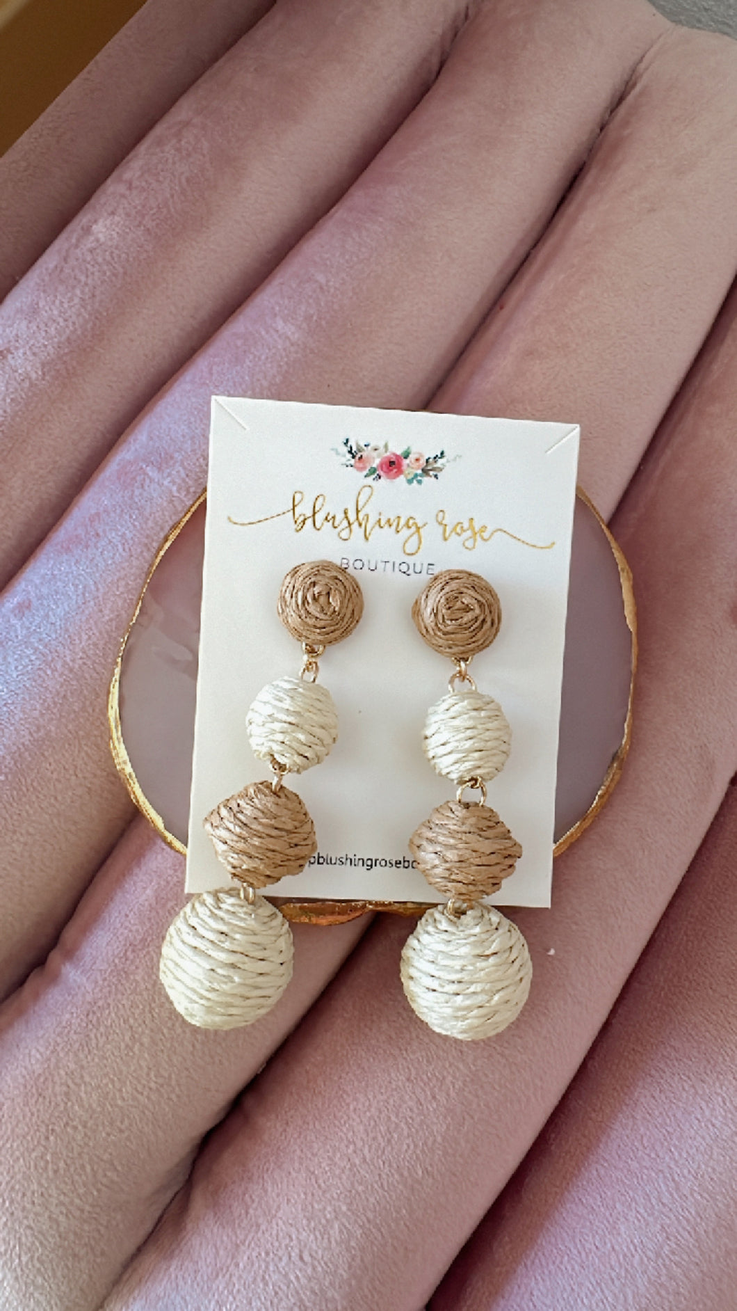 Bead Drop Earrings