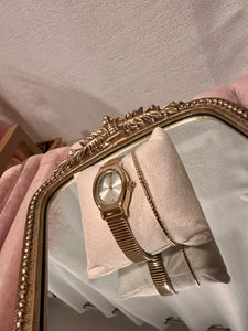 The Vienna Watch (Gold w/White face)