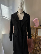 Load image into Gallery viewer, The  Velvety Trench Coat
