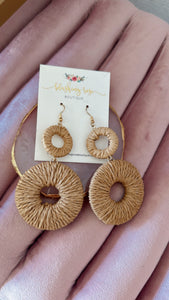 Sara Earrings (Tan)