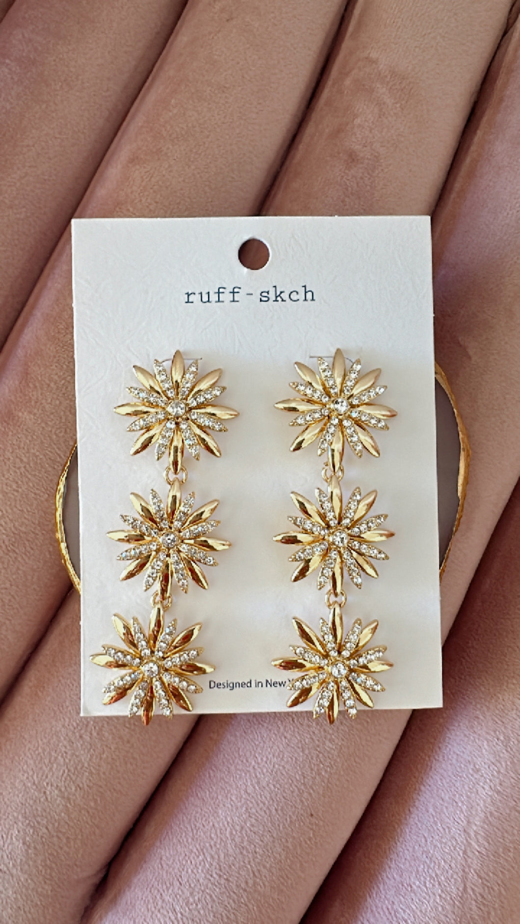 Golden Glam Earrings